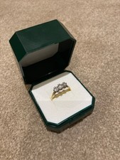 Antique ring 2.4g, 18ct Gold, Platinum, and Diamond, c.1910.