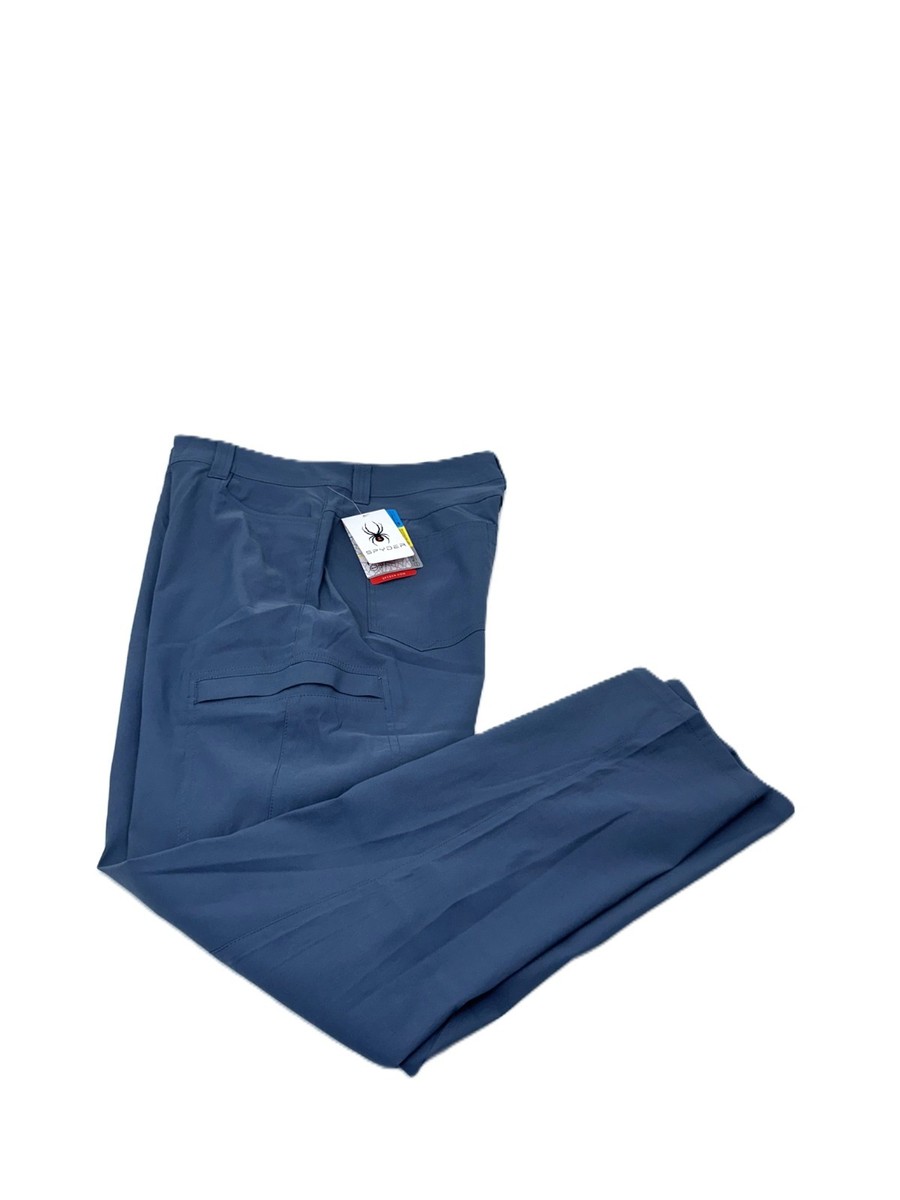 $99 Spyder Active Men's Pants - Blue Slate - Size 34W x 30L - New