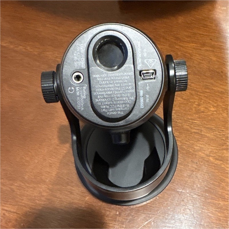 Blue Yeti USB Desktop Microphone w/ Stand, Gain, Mute, Headphone Jack, Black