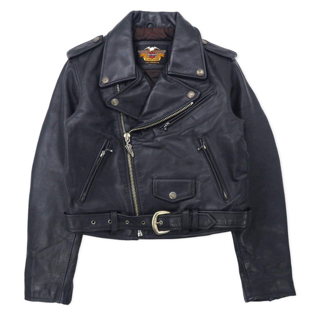 HARLEY-DAVIDSON Double Riders Jacket　M HARLEY DAVIDSON Double Riders Jacket Leather Jacket S Black
