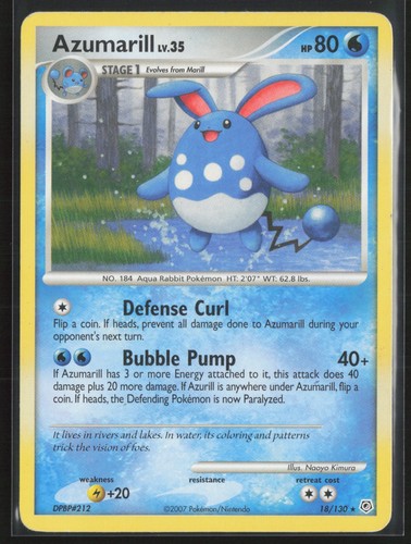 Azumarill 18/130 - Diamond and Pearl - MP
