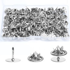50 Pairs Butterfly Clutch Pin Backs Silver Blank Pins for DIY Enamel Crafts