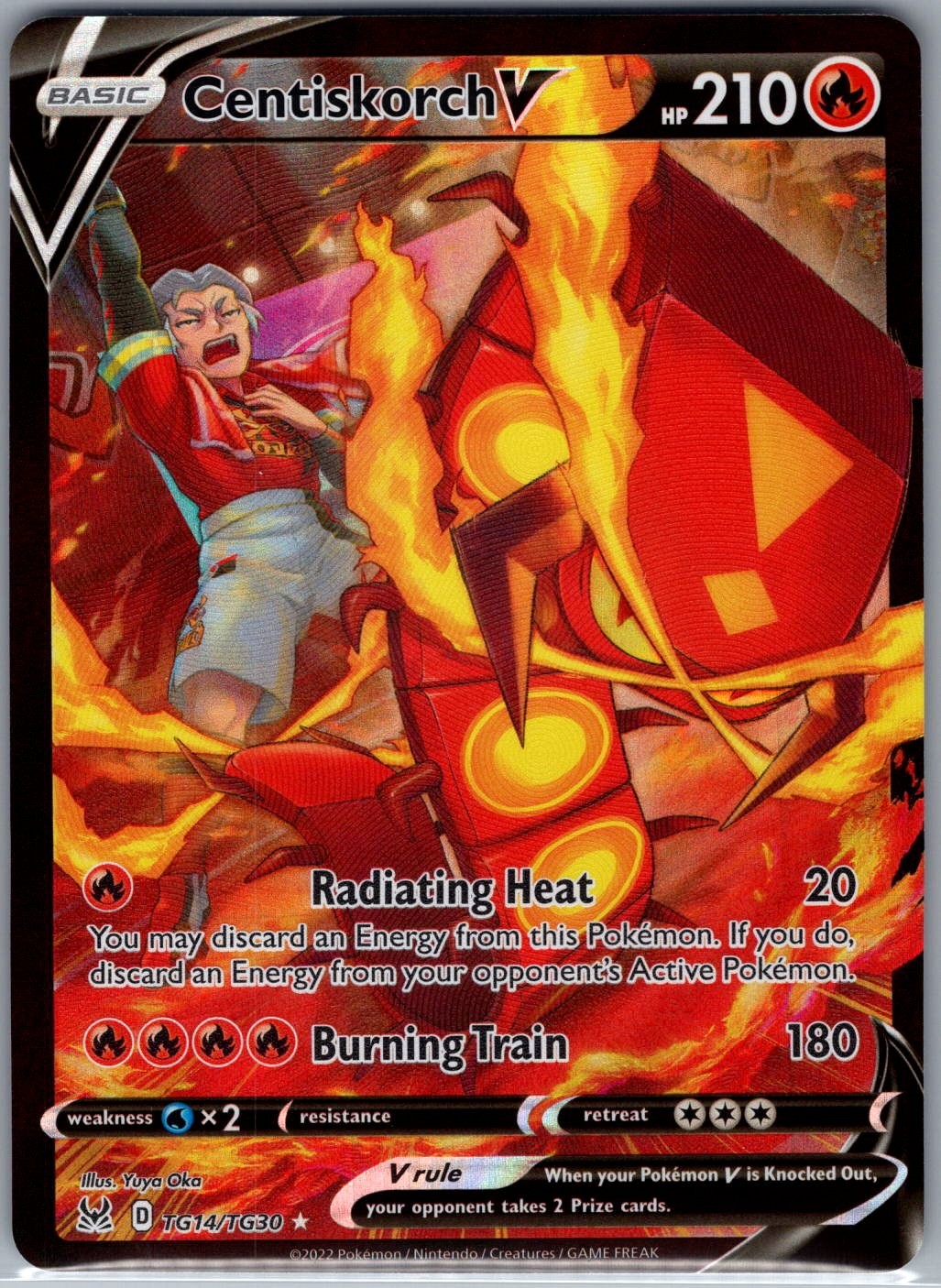 Centiskorch V TG14/TG30 SWSH11: Lost Origin Trainer Gallery - Pokemon Card - NM