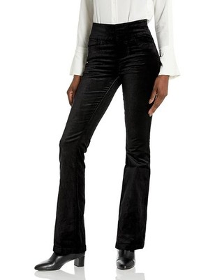 NEW Paige Women's Size 33 High Rise Lou Lou Flare Velvet y2k Pants
