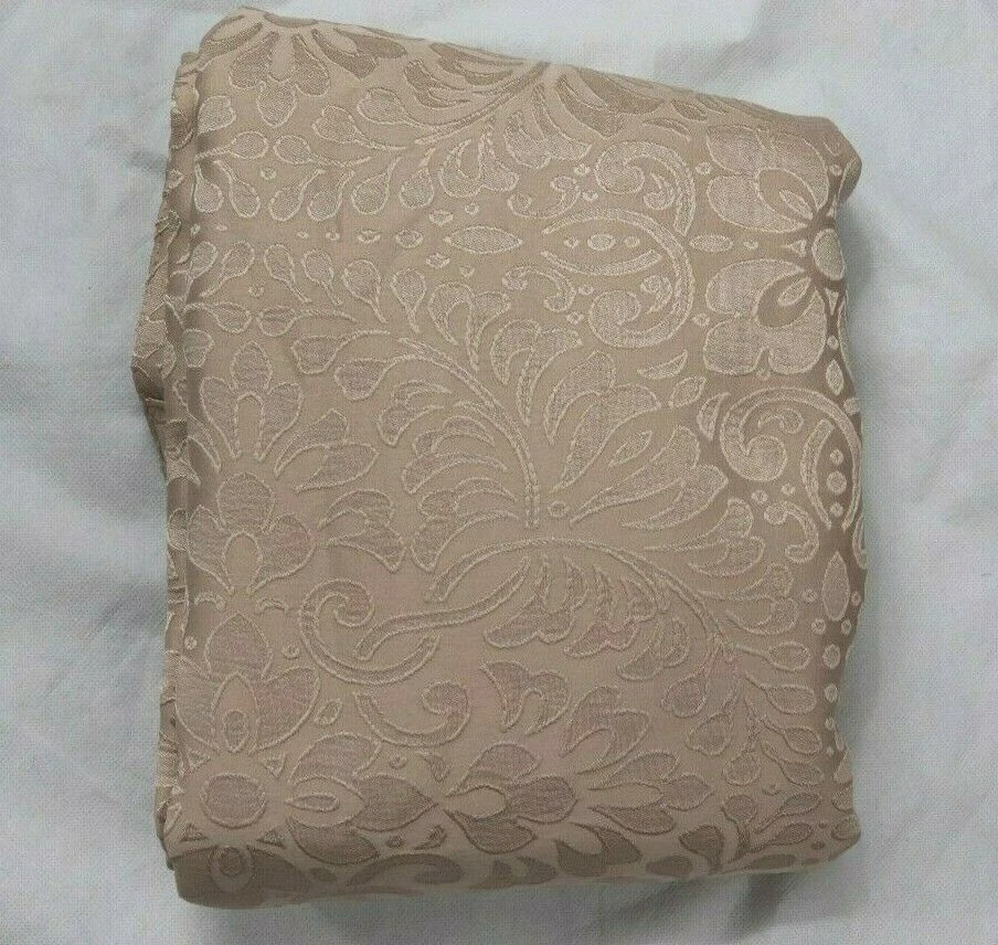 JCP 50X95 Plaza 挂毯索环窗帘面板桃子腮红粉色遮光花卉 — 第 3/4 张图片