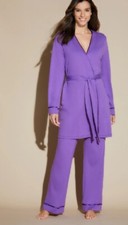 NWT Cosabella Robe  Cami  Pants Pajama Set Cyclamen - S, M, L
