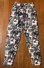 VTG Disney Unlimited Jerry Leigh Mickey Pants Pajamas Cotton size ADULT MEDIUM M