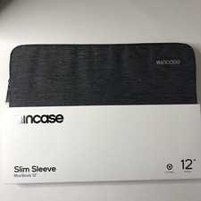 Incase Heathered Black Slim Sleeve For MacBook 12  Complete Protection
