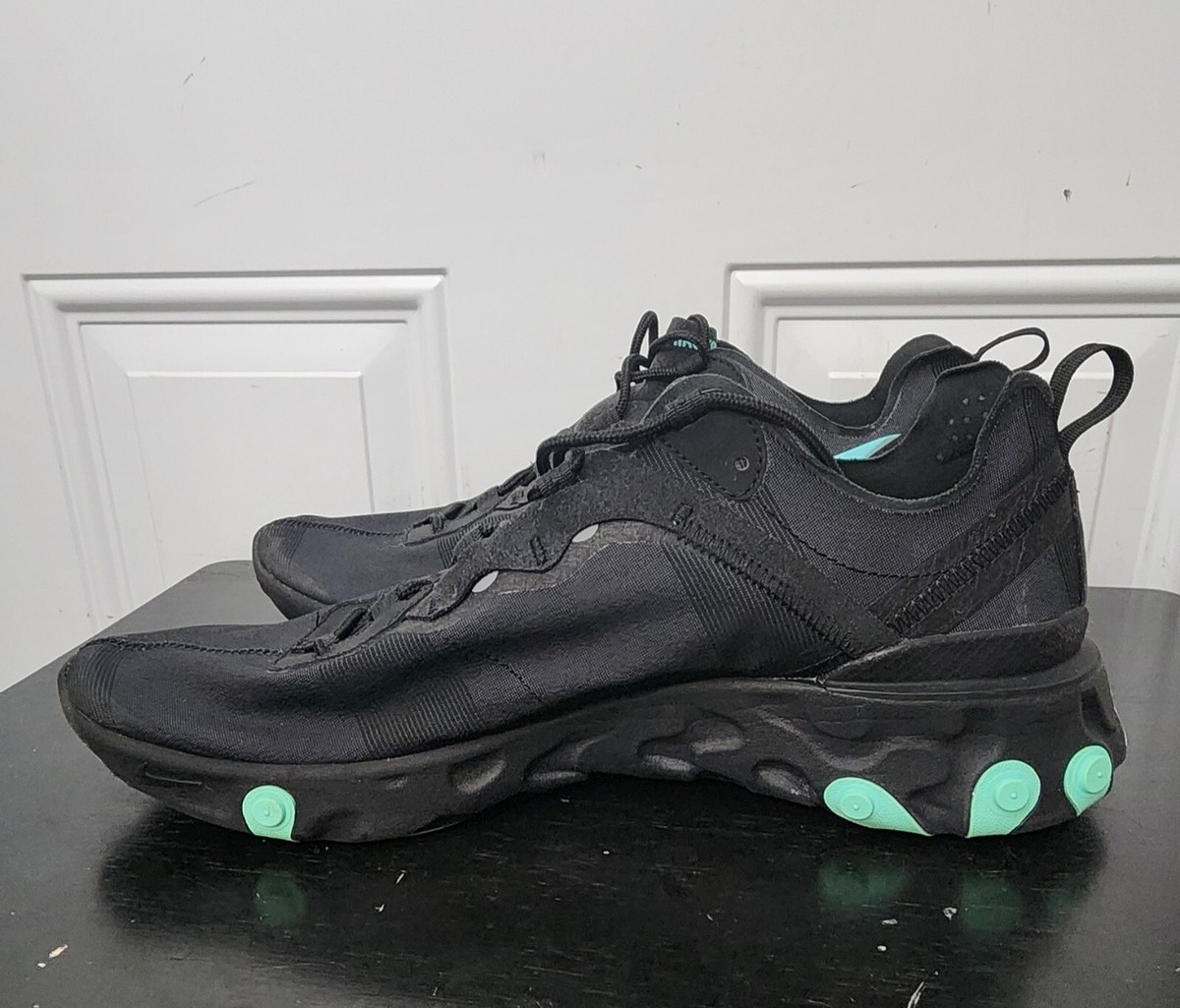 Size Nike React Element 55 Jade BQ6166-004 Black Aurora Green