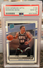 2020 Optic Basketball #180 Desmond Bane RC PSA 10