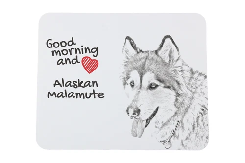 Alaskaanse Malamute muismat met hond Art-Dog