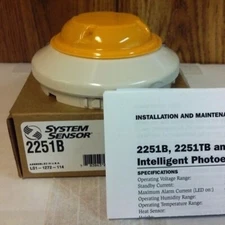 System Sensor 2251B addressable smoke detector head, NIB!