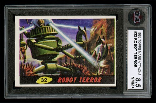 1962 Topps Mars Attacks #32 Robot Terror — KSA 8.5