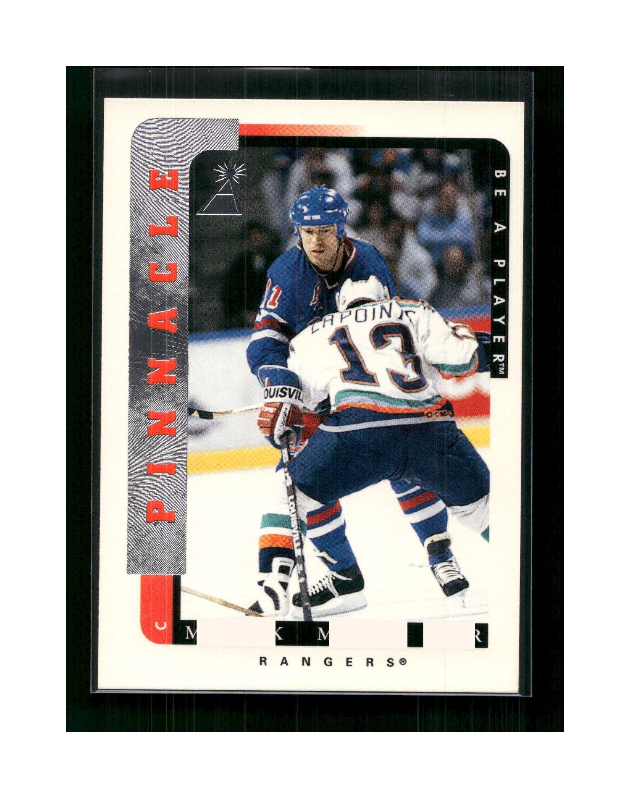 1996-97 Be A Player Rangers Hockey Card #111 Mark Messier HOF