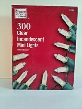 NEW HOME ACCENTS 300 Mini Light Clear Incandescent STAYS LIT EVEN BULB BURNS OUT