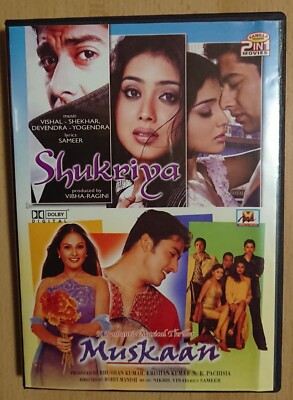 Shukriya / Muskaan (Bollywood, DVD films 2 in 1)