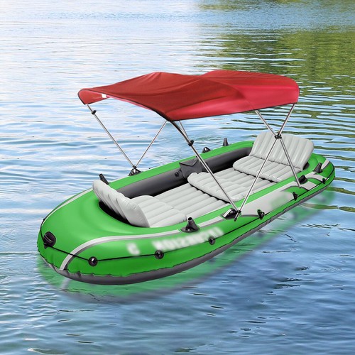 Portable Boat Top Cover W/adjustable Windproof Straps Anti-sun Waterproof 3 BOW
