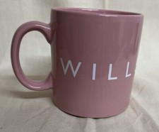 Jack Wills Pink Tea Coffee Mug Fabulously British Est Salcombe 9cm X 10cm