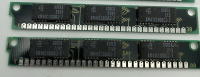 2mb 2pc 1MB 3 Chip SIMM Parity Memory 30-pin IBM PC 286 386 486 XT