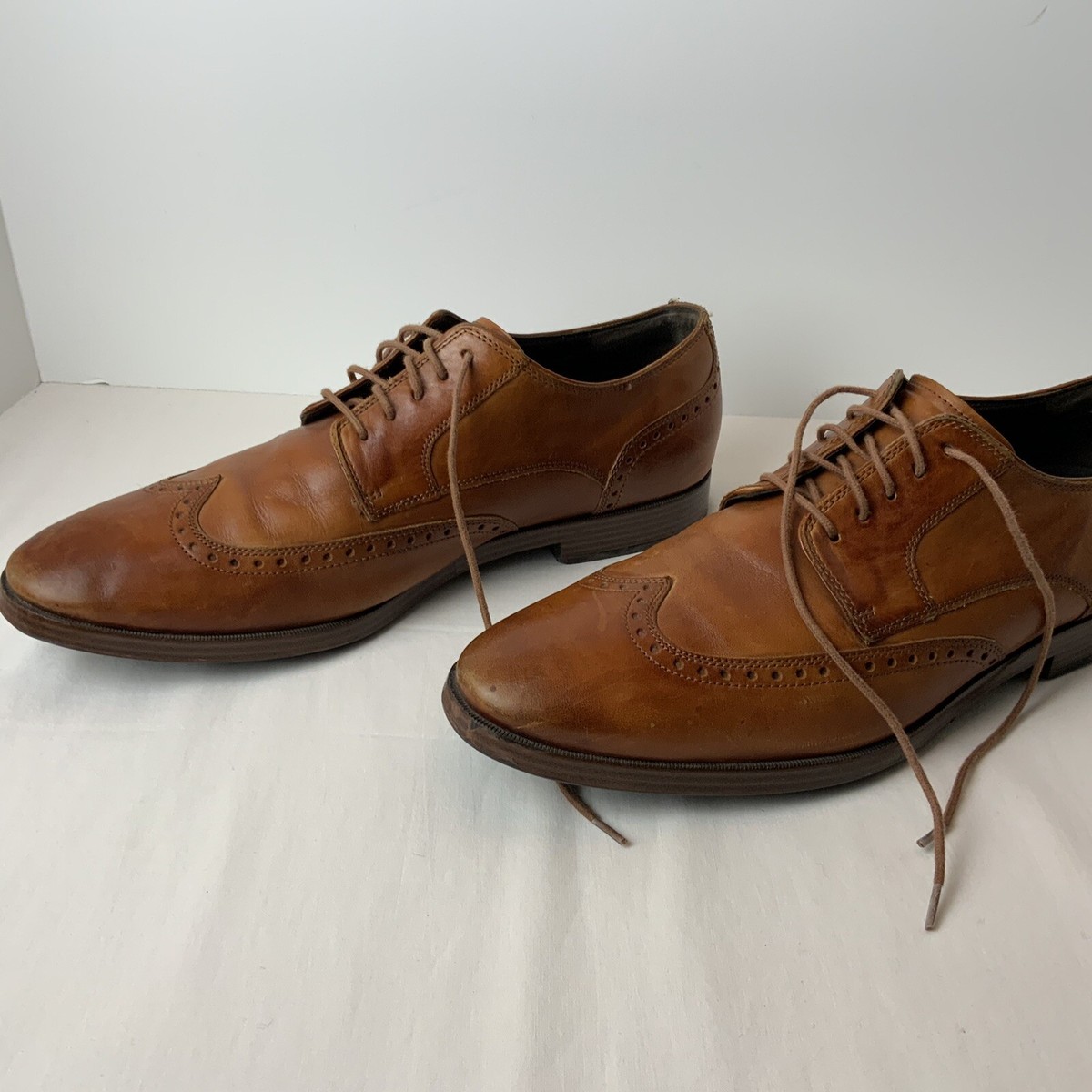 Cole Haan Mens Size 9M Brown Grand OS Jay Grand Brogue Wingtip Oxfords C23775 Cole Haan Grand OS Men main image 3
