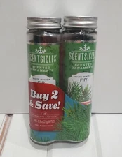 Scentsicles Scented Ornaments 2 pack (12 ornaments Total) White Winter Fir