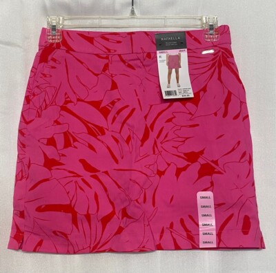 Rafaella Women's Comfort Skort with Pockets Small 2X-Large Carmine Rose