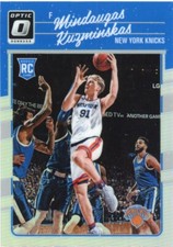 2016 Donruss Optic #194 Mindaugas Kuzminskas Rookie Prizm Silver Holo NM-MT