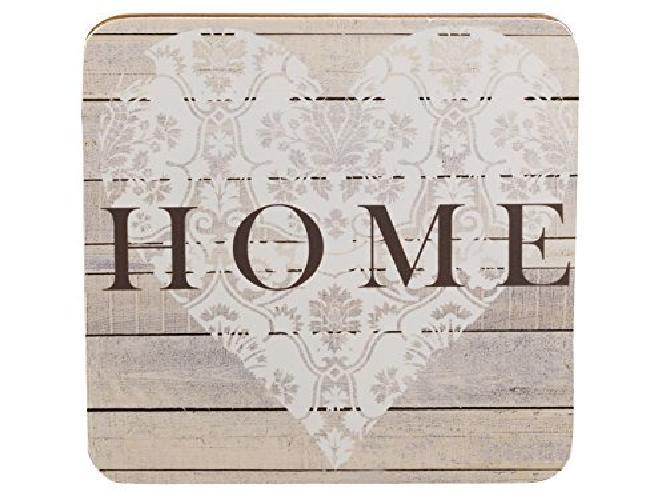 Creative Tops, Set di 4 sottobicchieri, Grigio, 4 Pezzi