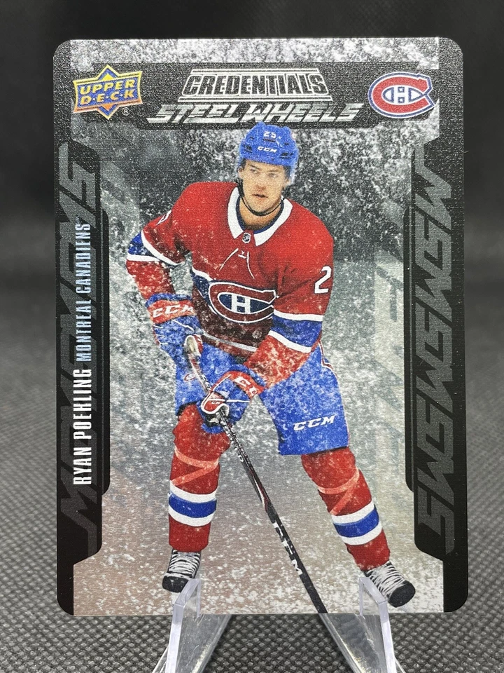 Ryan Poehling - 2019-20 Upper Deck Credentials Steel Wheels Rookie Card #SW-15 - Image 2 of 3