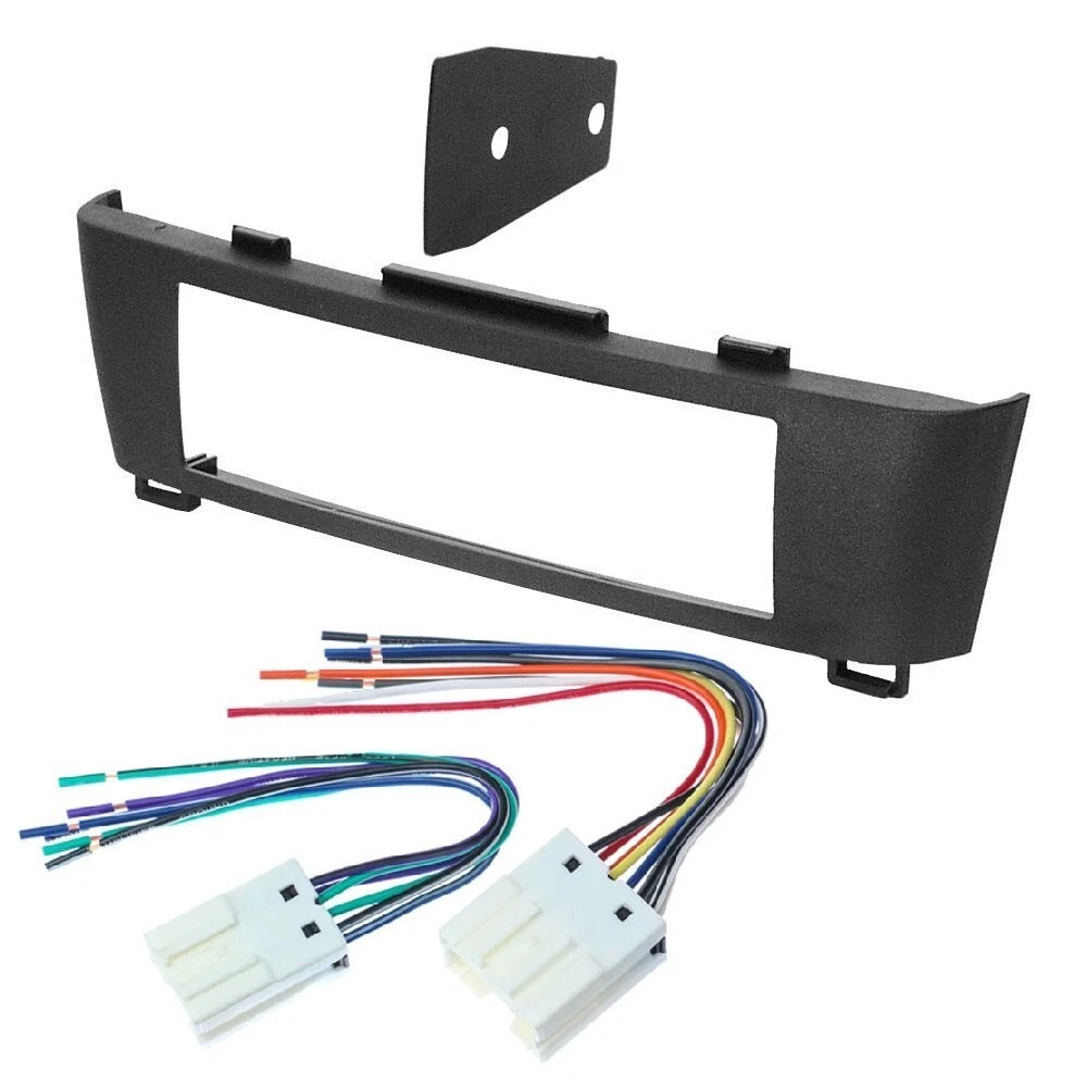 Single DIN Car Stereo Radio installation dash kit for 2000 2006