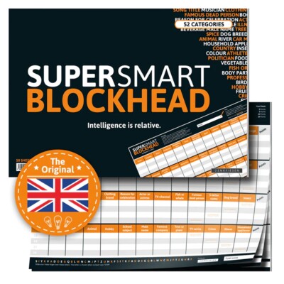 DENKRIESEN SUPER SMART BLOCKHEAD INTELLIGENCE IS RELATIVE A3 ENGLISCH VERSION