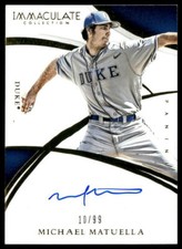 2015 Panini Immaculate Collection Collegiate #MM Michael Matuella #/99