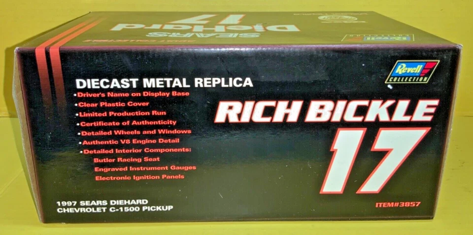Camioneta Chevrolet C1500 Rich Bickle Sears Diehard 1997 de colección con caja Foto 4 de 4