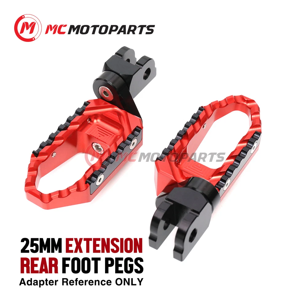 Para Honda CB 500X 2013-2016 1 pulgada estriberas anchas traseras descendentes para pasajeros Touring Foto 4 de 4