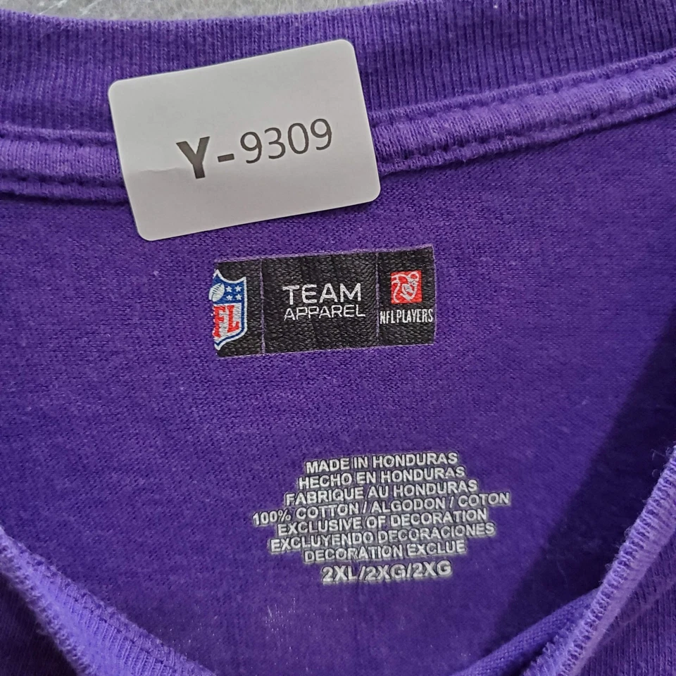 Camiseta de hombre Minnesota Vikings 2XL púrpura Percy Harvin #12 logotipo del equipo camiseta de la NFL Foto 2 de 4