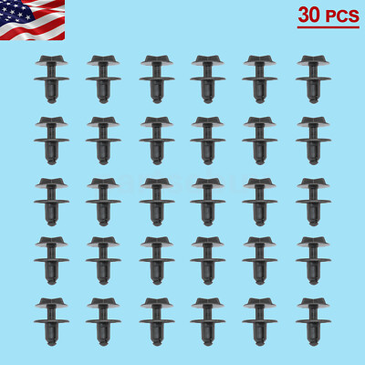 30Pcs Sight Shield & Trim Push-type Retainer 10382313 Fit For GM Cadillac Good
