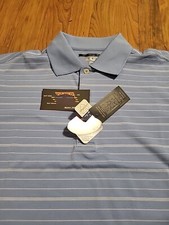 NWT Mens Small SS Golf Polo Shirt Antimicrobial Scotchgard 42" Chest Stretch
