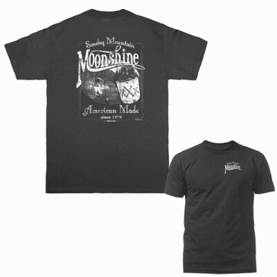 American Made Moonshine Whiskey Funny Joke Humor Humorous Graphic T-shirt