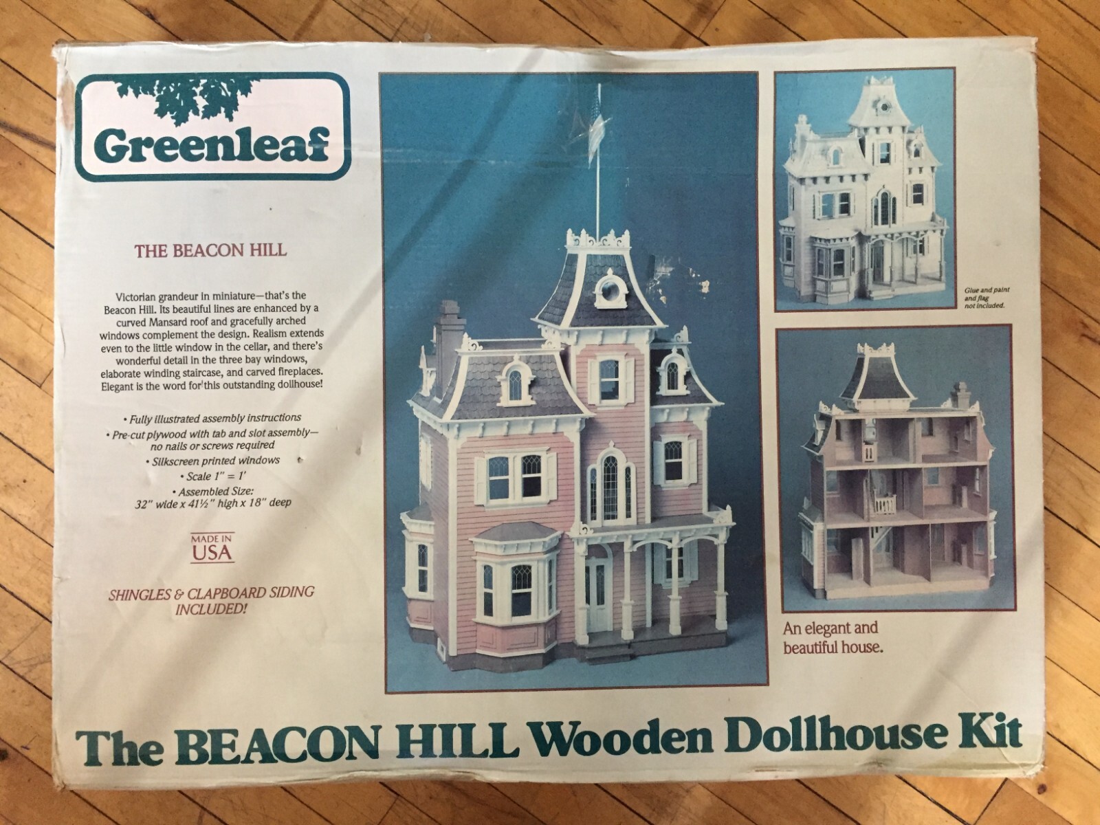 Vintage Greenleaf BEACON HILL Dollhouse House Kit Model New Old stock