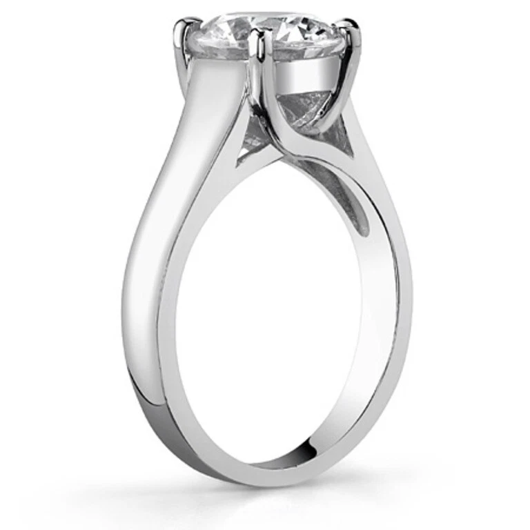 1.50 CT. Moissanite Gemstone with 925 Sterling Silver Ring for Women's #117 - image 3 of 4