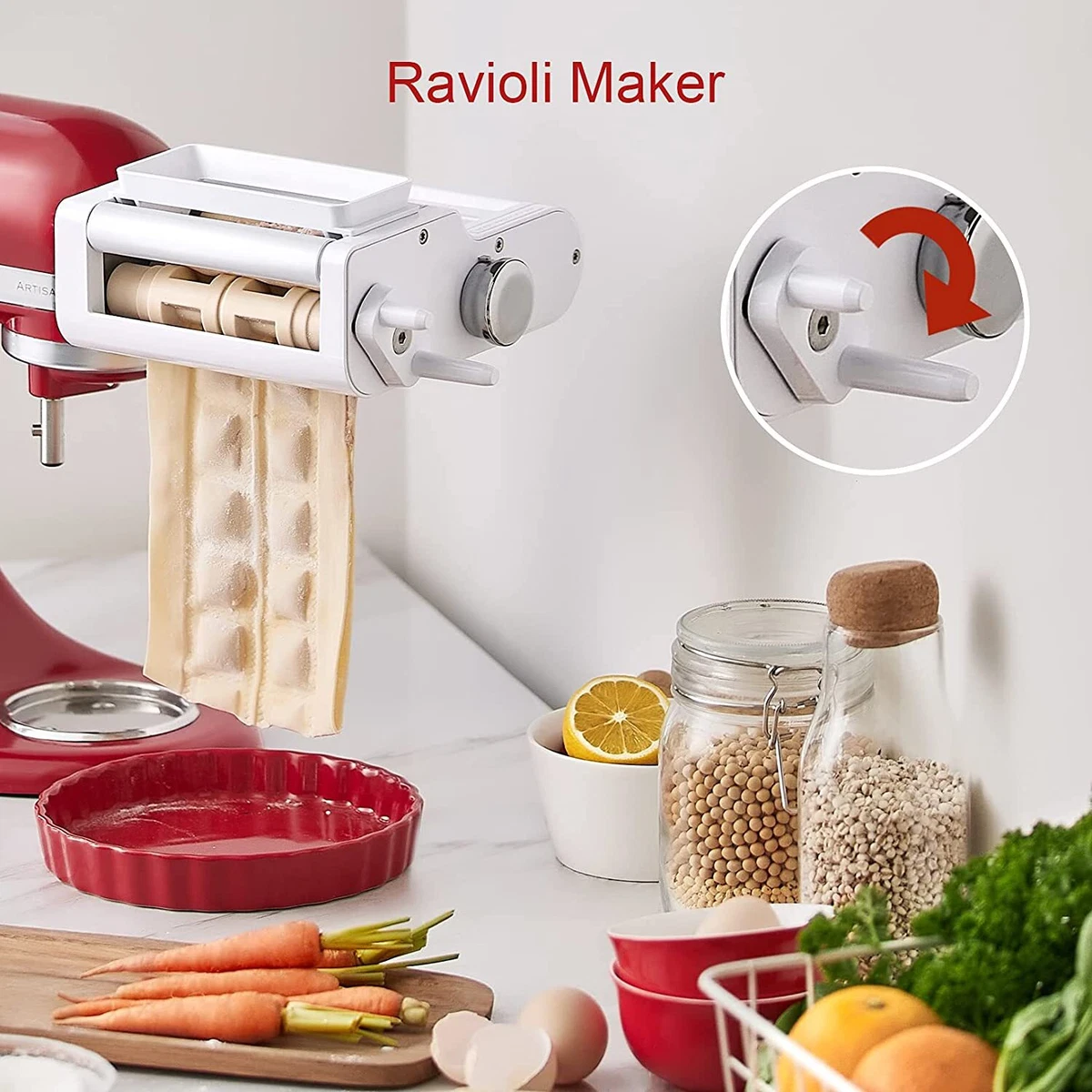 KitchenAid Stand Mixer Attachment: 3-in-1 Pasta Maker