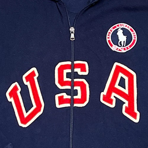 Polo Ralph Lauren Uomo 2012 Olimpiadi USA Full Zip Team Felpa Giacca Media - Foto 3 di 9