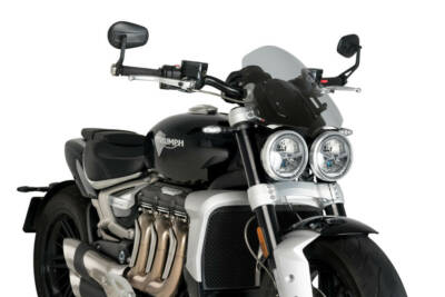 k※※※※ Puig New Generation Windscreen 2020-2023 Triumph Rocket III Smoke
