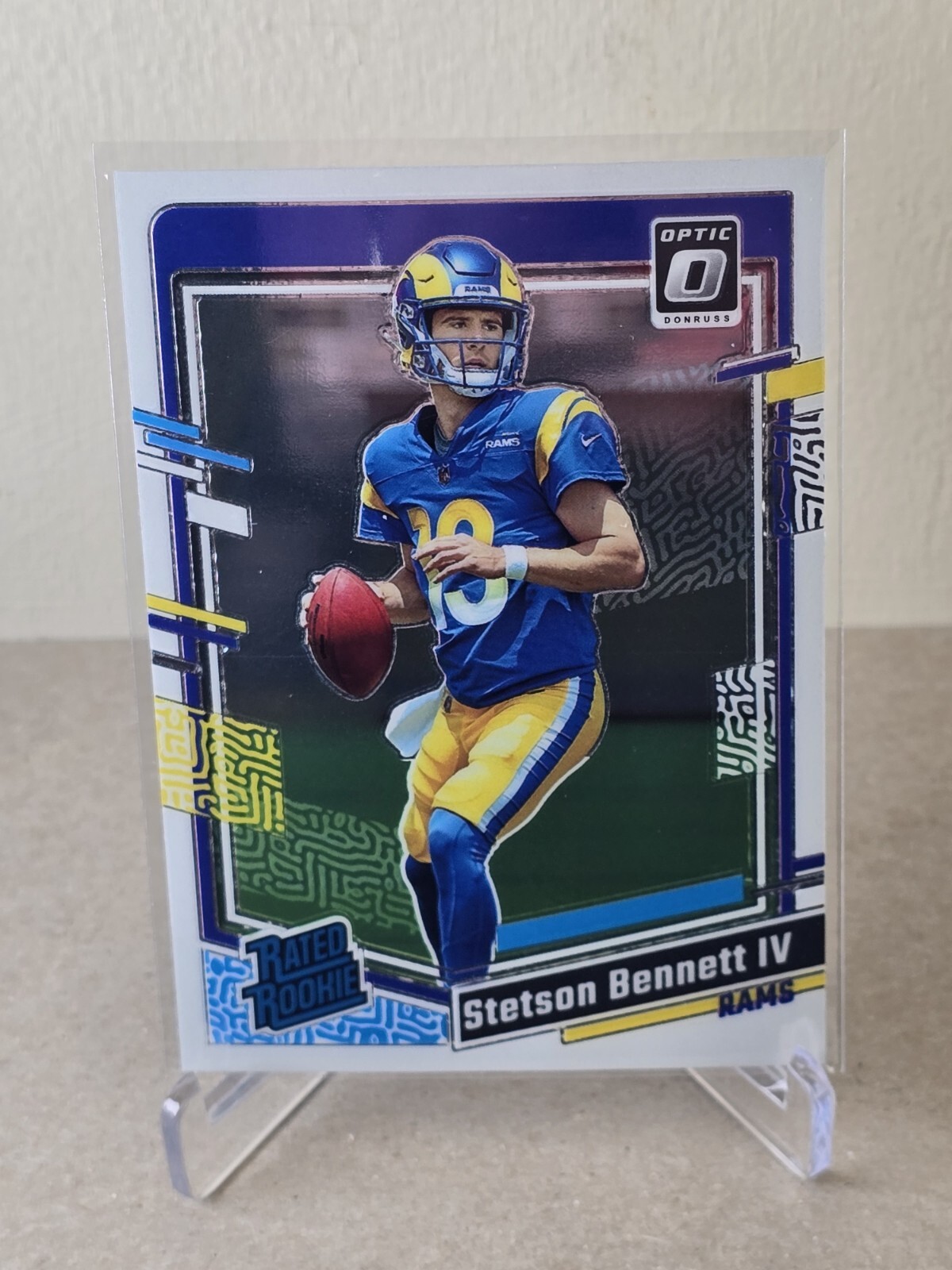 2023 Donruss Optic #267 Stetson Bennett IV Rams Rated Rookie