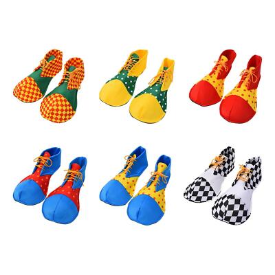 Clown Schuhe Fasching Set Party Gastgeschenke Verkleiden Karneval Kostüm Zubehör