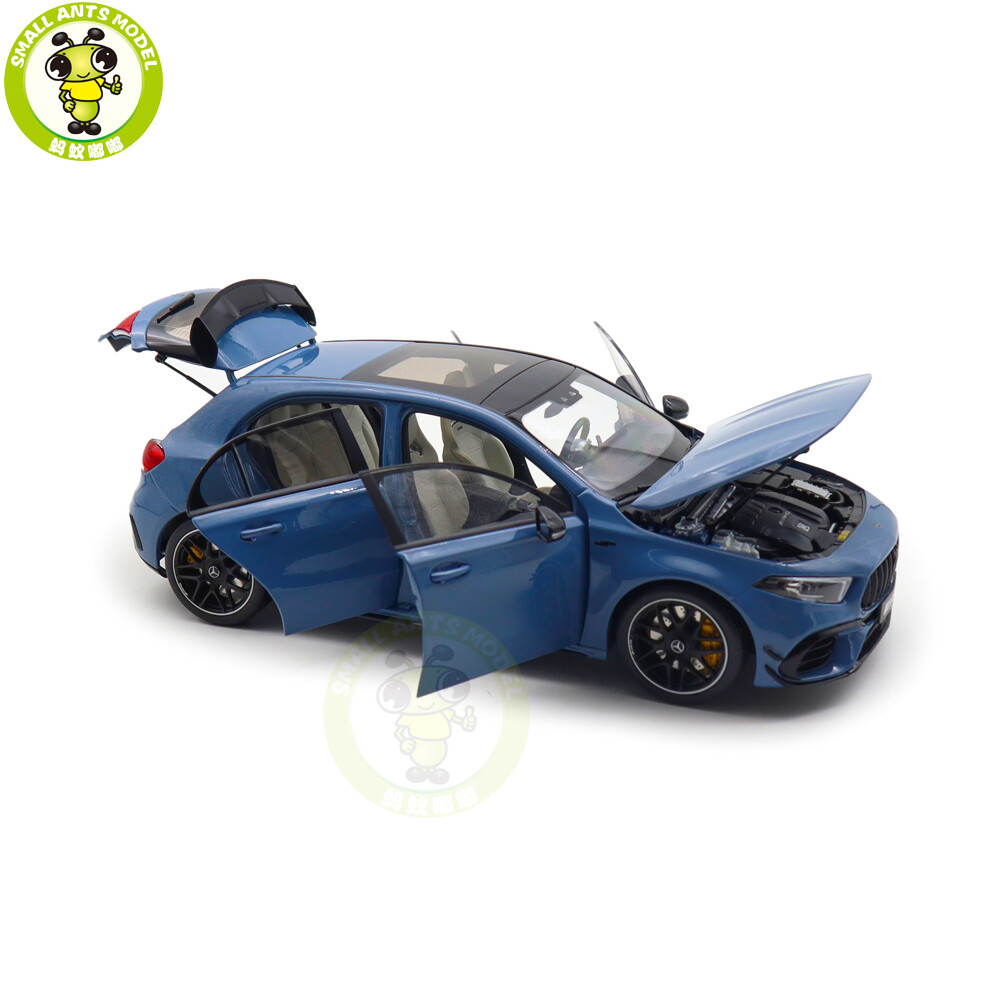 1/18 Mercedes AMG A45 S NZG Blue Diecast Model Toy Car Gifts For