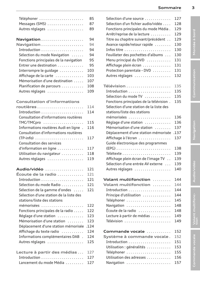 Audi MMI Plus Q7 Istruzioni per l'uso di navigazione Italiano - Immagine 3 di 4