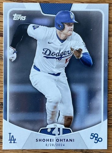 2024 Topps Shohei Ohtani 50/50 Club Card #83 Stolen Base SB #41