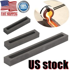 Graphite Ingot Mold Bar Slot Gold Silver Copper Aluminum Melting Casting Mould
