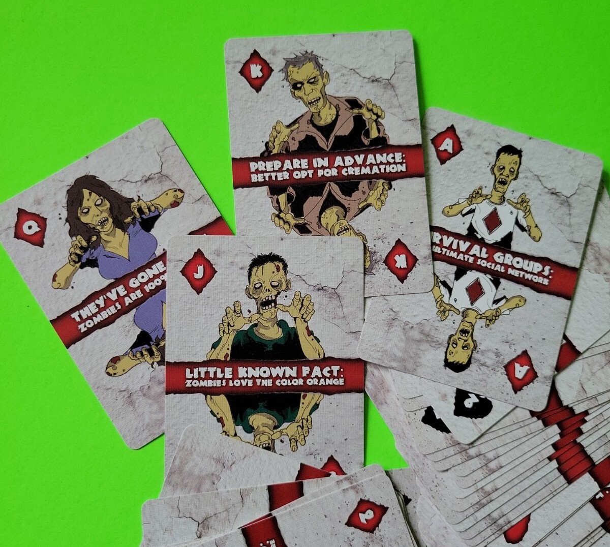 Bicycle Zombie Playing Cards Deck 2012 Funny Halloween & WOLVES Playing Cards
